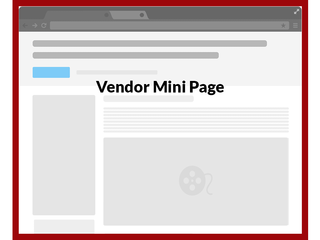 Vendor Mini Page